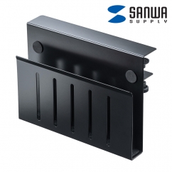 강원전자 산와서플라이 책상 사이드 수납 거치대 (블랙) 200-STN068BK