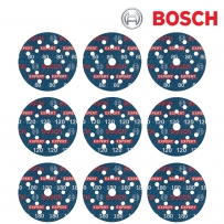 보쉬 EXPERT O780 125mm 포일 샌딩 디스크 세트(9종) 2608902407