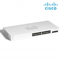 시스코 24포트 기가비트 스위칭 허브, 195W PoE+ / 10G SFP+ 4포트 CBS220-24P-4X