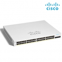 시스코 48포트 기가비트 스위칭 허브, 740W PoE+ / 10G SFP+ 4포트 CBS220-48FP-4X