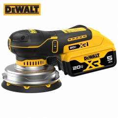 디월트 20V MAX 충전 저진동 원형 샌더 세트(5.0Ah 2팩) DCW211P2T-KR