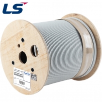 LS전선 SimpleWide F/UTP 장거리 PoE 케이블 300m, 단선 그레이 FTP-G-C6G-E1VX-M 4P GY