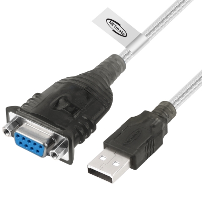 강원전자 넷메이트 USB2.0 to RS232(DB9F) 시리얼 컨버터 1.8m, FTDI KW-725F