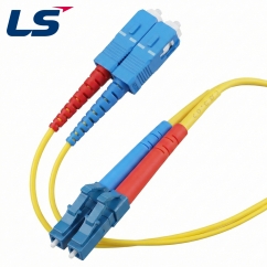 LS전선 LC-SC 싱글모드 광점퍼코드 1m LS-JC-LC/SC-SM-20DPV-010