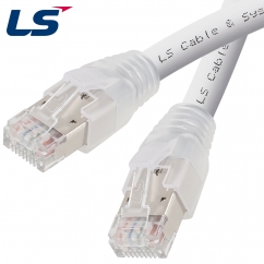 LS전선 CAT.7 S/FTP 랜 케이블 50m, 그레이 LS-PC-SSP7-GY-500