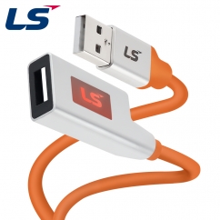 LS전선 USB2.0 슈퍼라이프사이클 High-Flex 연장 리피터 30m LS-UBAF-20AH-300