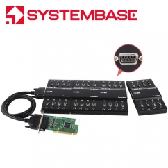 시스템베이스 PCI 32포트 RS422/485 시리얼카드 Multi-32/LPCI COMBO (DB9F)