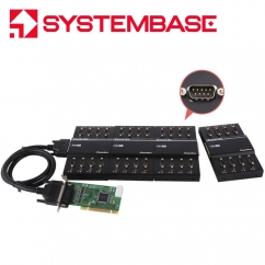 시스템베이스 PCI 32포트 RS232 시리얼카드 Multi-32/LPCI RS232 (DB9M)