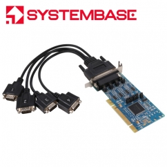 시스템베이스 PCI 4포트 RS422/485 시리얼카드 Multi-4C/LPCI COMBO