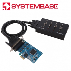 시스템베이스 PCI Express 4포트 RS232 시리얼카드 Multi-4/LPCIe RS232