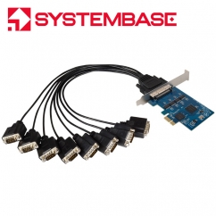 시스템베이스 PCI Express 8포트 RS232 시리얼카드 Multi-8C/LPCIe RS232