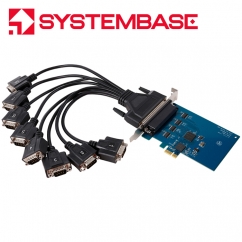 시스템베이스 PCI Express 8포트 RS232 시리얼카드 Multi-8C/PCIe RS232