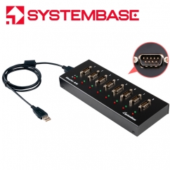 시스템베이스 USB2.0 to 8포트 RS232 컨버터 Multi-8/USB RS232 (DB9M)