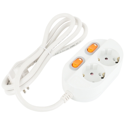 강원전자 넷메이트 SAFE 멀티탭 2구 개별 접지 5m NM-250SFS