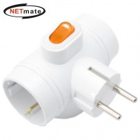 강원전자 넷메이트 SAFE 멀티탭 3구 접지 T형(스위치) NM-3TSFS