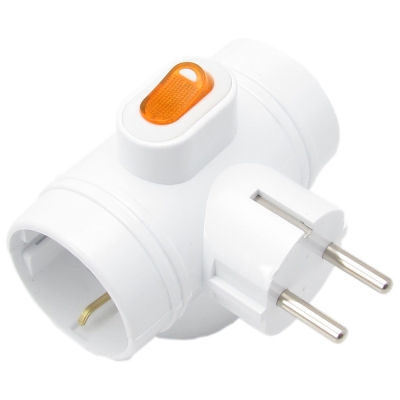 강원전자 넷메이트 SAFE 멀티탭 3구 접지 T형(스위치) NM-3TSFS