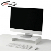 강원전자 넷메이트 다용도 메탈 받침대 400x240x80mm 화이트 NM-AM400WH