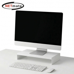 강원전자 넷메이트 다용도 메탈 받침대 400x240x80mm 화이트 NM-AM400WH