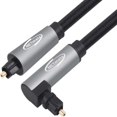 강원전자 넷메이트 디지털 광 오디오 각각 꺾임 케이블 1.5m NM-ATS015A