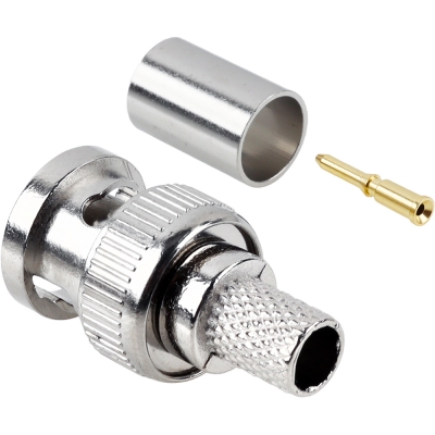 강원전자 넷메이트 75ohm BNC 5C 압착 커넥터, 낱개 NM-BNC71N