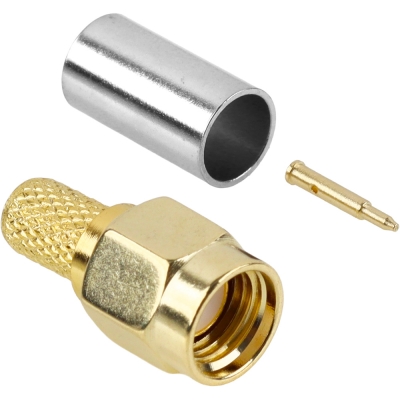 강원전자 넷메이트 50ohm SMA 3C 압착 커넥터, 낱개 NM-BNC82N