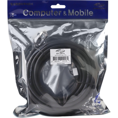 강원전자 넷메이트 CAT.8 SSTP Metal 랜 케이블 10m NM-C8M10