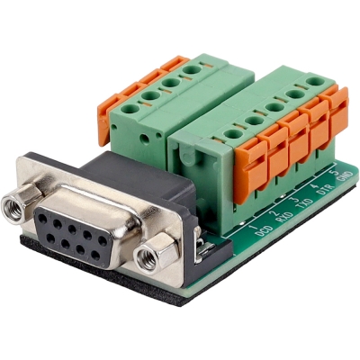 강원전자 넷메이트 DB9F / 9핀 터미널 블록 젠더 NM-DB9F02