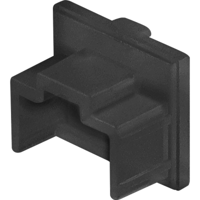 강원전자 넷메이트 RJ-45 랜포트 보호 초박형 먼지 마개 (블랙/100개) NM-DCRBK