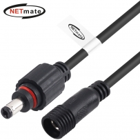 강원전자 넷메이트 방수형 고용량 DC 전원 연장 케이블 5m (5.5x2.1mm) NM-DP2150WP