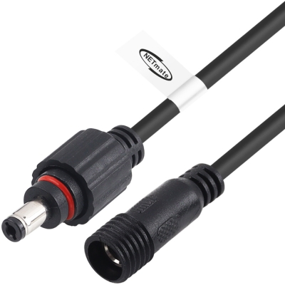 강원전자 넷메이트 방수형 고용량 DC 전원 연장 케이블 5m (5.5x2.1mm) NM-DP2150WP