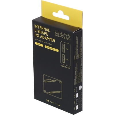 강원전자 넷메이트 USB3.0 20핀 헤더 변환 어댑터, 블랙 RVS [EZDIY-FAB] NM-DPC2661