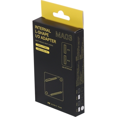 강원전자 넷메이트 USB3.0 20핀 헤더 Type E 변환 어댑터, 화이트 STD [EZDIY-FAB] NM-DPC2672