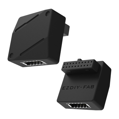 강원전자 넷메이트 USB3.0 20핀 헤더 Type E 변환 어댑터, 블랙 STD [EZDIY-FAB] NM-DPC267