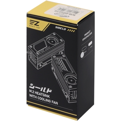 강원전자 넷메이트 ARGB M.2 SSD 알루미늄 방열판 (화이트) [EZDIY-FAB] NM-DPI2363