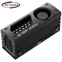 강원전자 넷메이트 M.2 SSD 알루미늄 방열판 (블랙) [EZDIY-FAB] NM-DPI236