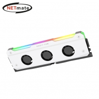 강원전자 넷메이트 ARGB PWM 터보 쿨링 메모리 쿨러, 화이트 단품 [EZDIY-FAB] NM-DPI2691