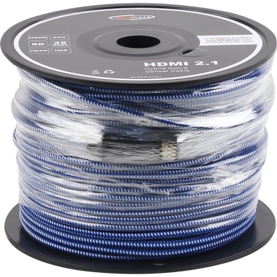 강원전자 넷메이트 HDMI2.1 Hybrid AOC 케이블 100m NM-HMP100