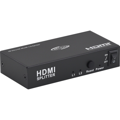 강원전자 넷메이트 4K 지원 HDMI 1:2 분배기 NM-HSP4302