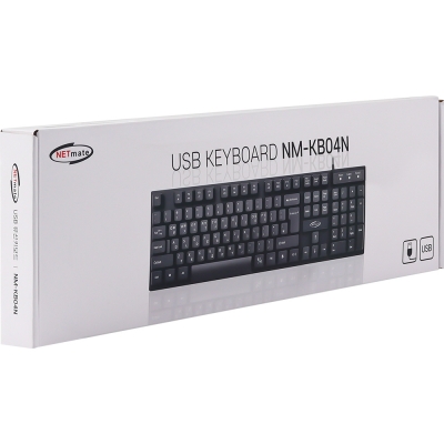 강원전자 넷메이트 멀티미디어 USB 유선 키보드 NM-KB04N