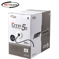 강원전자 넷메이트 CAT.5E UTP 옥외용 케이블 305m (단선/블랙) NM-L5130BK