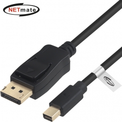 강원전자 넷메이트 mini DisplayPort to DisplayPort 1.4 케이블 0.3m NM-MDP1403B