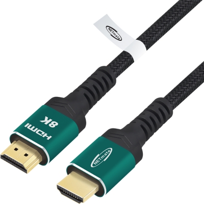 강원전자 넷메이트 HDMI 2.1 Green Metal 케이블 1m NM-PH10N