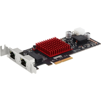 강원전자 넷메이트 PCI Express 듀얼 PoE+ 기가비트 랜카드(Intel/슬림PC겸용) NM-PL12P