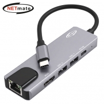 강원전자 넷메이트 USB Type C 5 in 1 멀티 허브 NM-PMH501