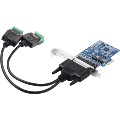 강원전자 넷메이트 PCI Express 2포트 RS422/485 시리얼카드(슬림PC겸용) NM-PS42