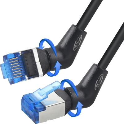 강원전자 넷메이트 CAT.6A U/FTP Slim 꺾임 회전 랜 케이블 7m NM-RC6A70