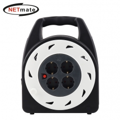 강원전자 넷메이트 캠핑용 전기 릴선 20m (화이트/다크그레이) NM-SCR01