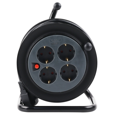 강원전자 넷메이트 캠핑용 전기 릴선 20m (다크그레이) NM-SCR03