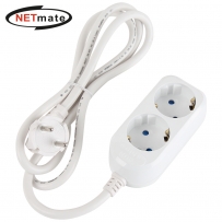 강원전자 넷메이트 SAFE 멀티탭 2구 접지 2m NM-SF220