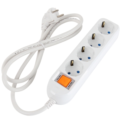 강원전자 넷메이트 SAFE 멀티탭 4구 접지 3m NM-SF430